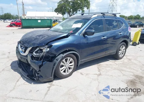 2016 Nissan Rogue Sv from USA, damaged, VIN KNMAT2MT5GP610568